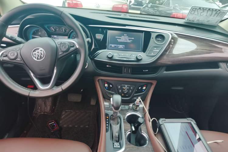 Used Buick Envision 2017 28T Four-Wheel Drive Elite Model Audio And AC Panel
