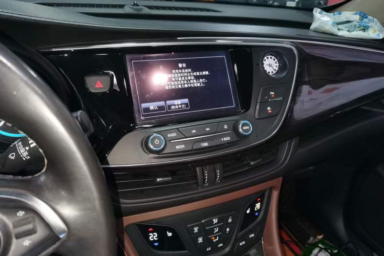 Used Buick Envision 2017 28T Four-Wheel Drive Elite Model Audio And AC Panel