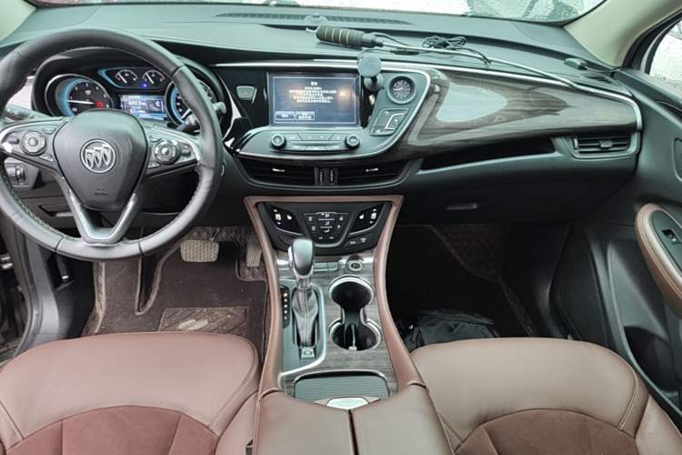 Used Buick Envision 2017 20T Two-Wheel Drive Luxury Model Audio And AC Panel