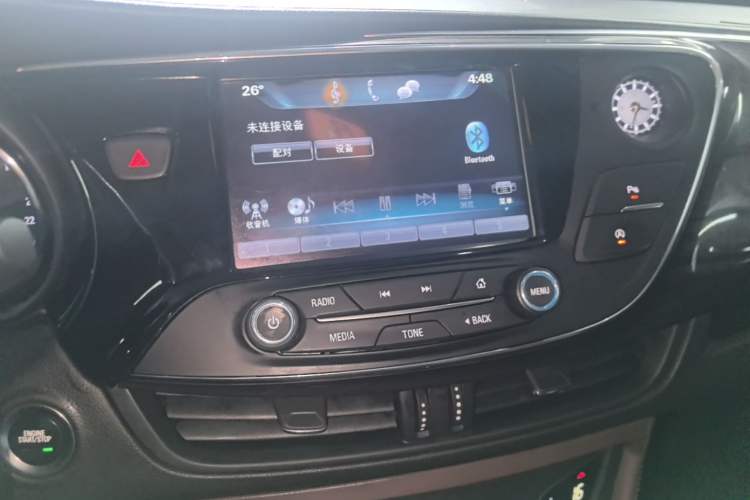 Used Buick Envision 2017 20T Two-Wheel Drive Elite Version Audio And AC Panel