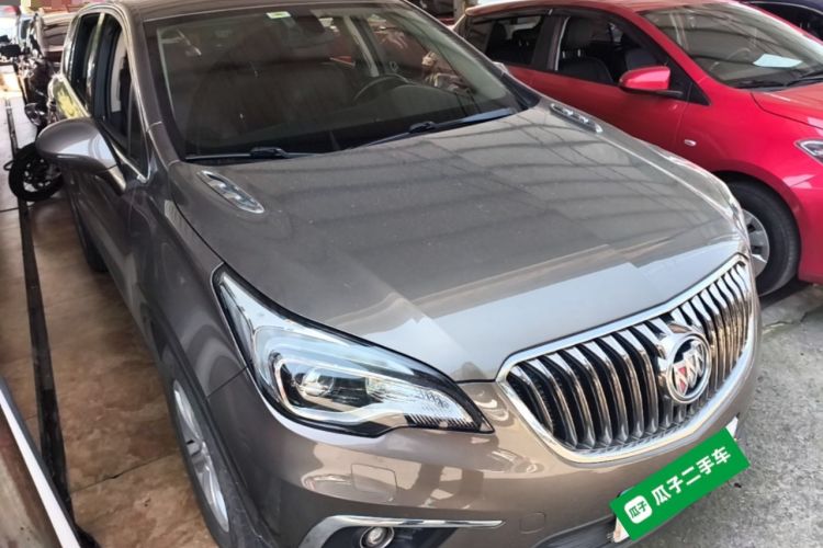 Used Buick Envision 2017 28T Four-Wheel Drive Elite Model Front Right 45 Deg