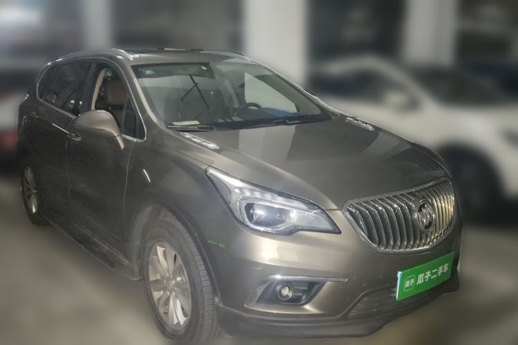 Used Buick Envision 2017 28T Four-Wheel Drive Elite Model Front Right 45 Deg