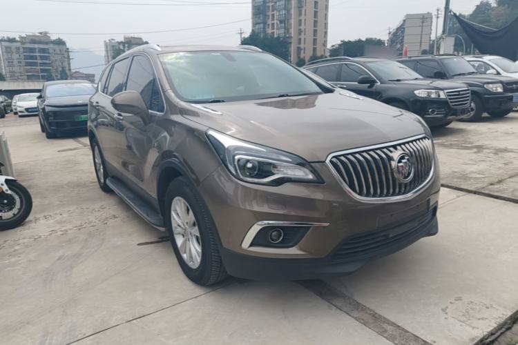 Used Buick Envision 2017 28T Four-Wheel Drive Elite Model Front Right 45 Deg