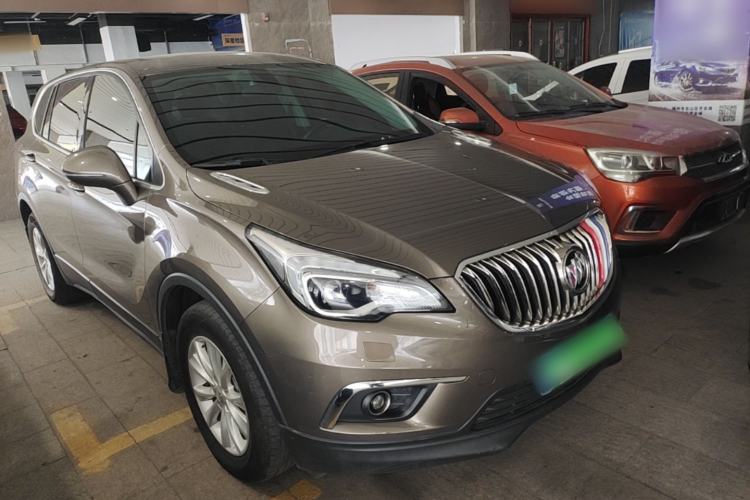 Used Buick Envision 2017 28T Four-Wheel Drive Elite Model Front Right 45 Deg
