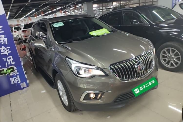 Used Buick Envision 2017 28T Four-Wheel Drive Elite Model Front Right 45 Deg