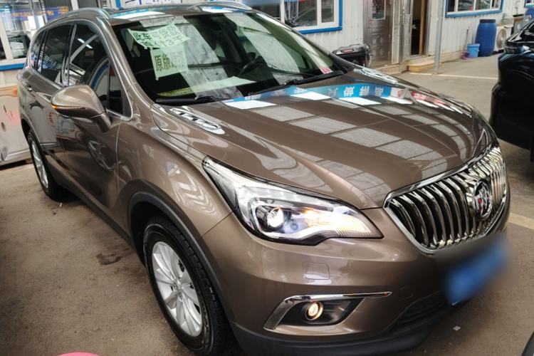 Used Buick Envision 2017 28T Four-Wheel Drive Elite Model Front Right 45 Deg