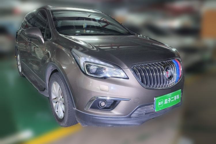 Used Buick Envision 2017 28T Four-Wheel Drive Elite Model Front Right 45 Deg
