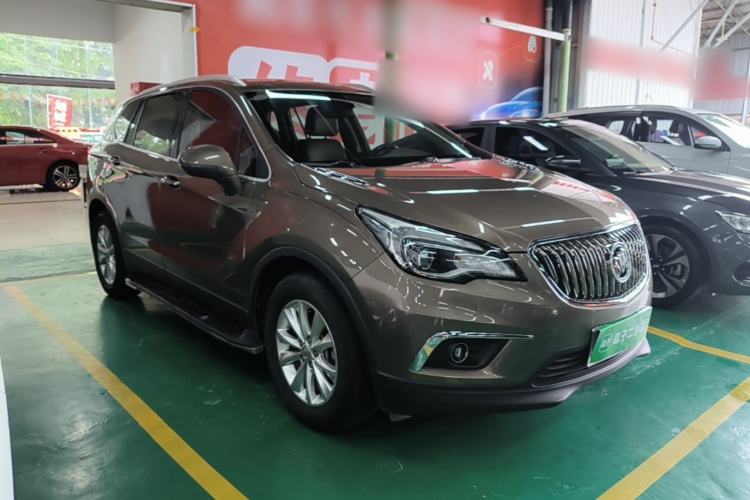 Used Buick Envision 2017 28T Four-Wheel Drive Elite Model Front Right 45 Deg