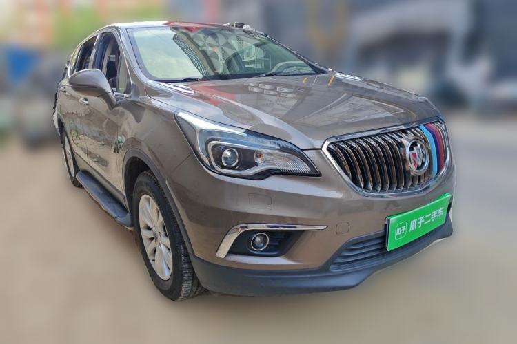 Used Buick Envision 2017 28T Four-Wheel Drive Elite Model Front Right 45 Deg
