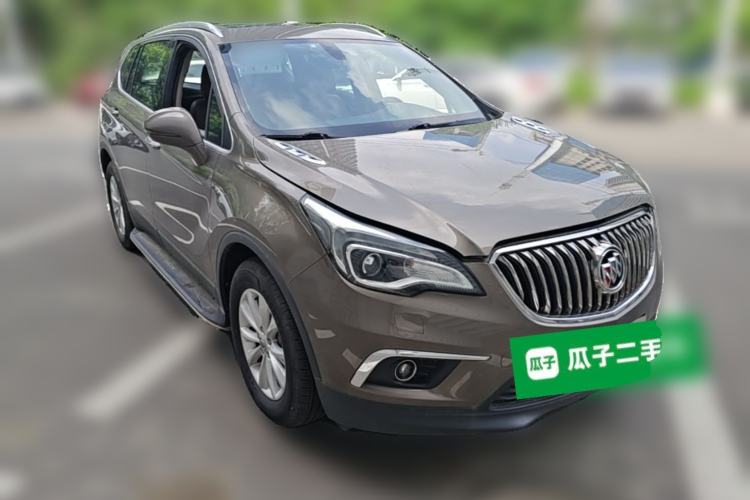 Used Buick Envision 2017 28T Four-Wheel Drive Elite Model Front Right 45 Deg