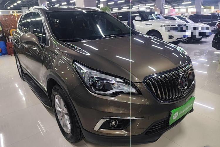 Used Buick Envision 2017 28T Four-Wheel Drive Elite Model Front Right 45 Deg