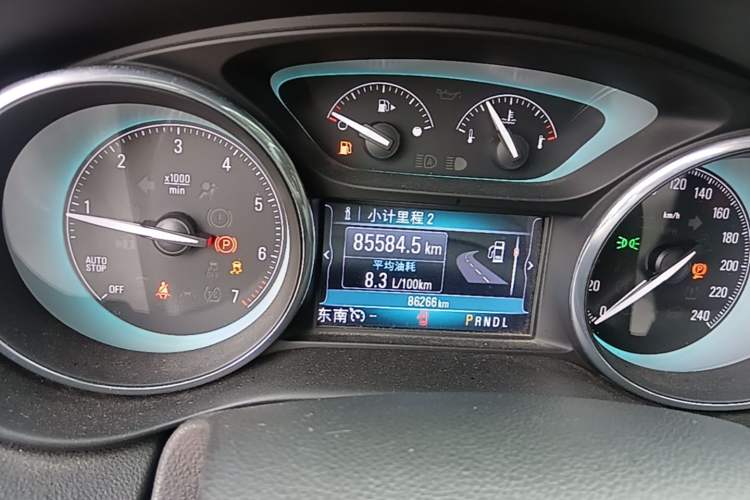 Used Buick Envision 2017 20T Two-Wheel Drive Luxury Model Instrument Cluster