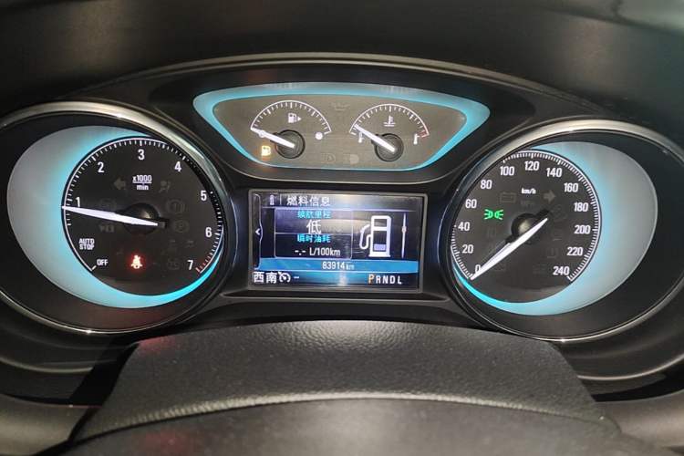 Used Buick Envision 2017 28T Four-Wheel Drive Elite Model Instrument Cluster