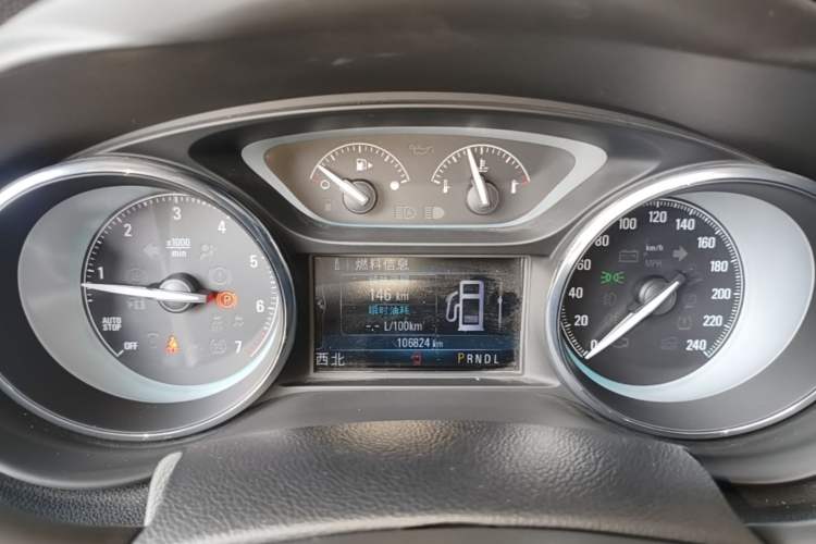 Used Buick Envision 2017 28T Four-Wheel Drive Elite Model Instrument Cluster
