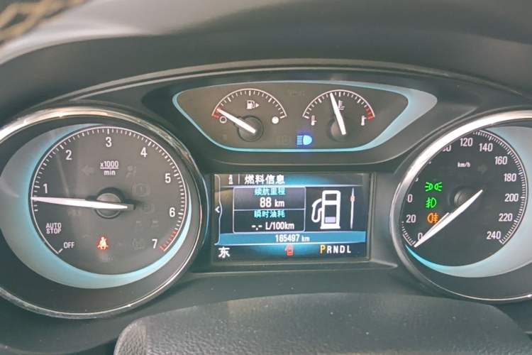 Used Buick Envision 2017 28T Four-Wheel Drive Elite Model Instrument Cluster