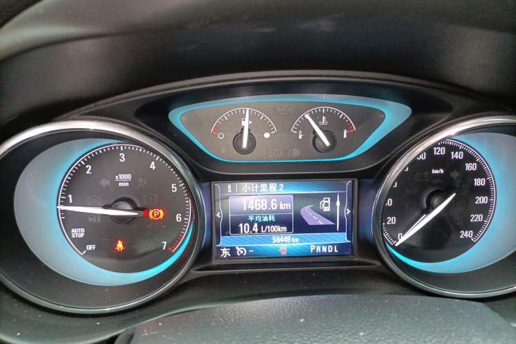 Used Buick Envision 2017 28T Four-Wheel Drive Elite Model Instrument Cluster