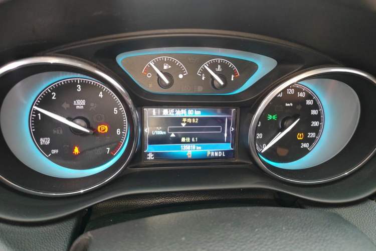 Used Buick Envision 2017 28T Four-Wheel Drive Elite Model Instrument Cluster