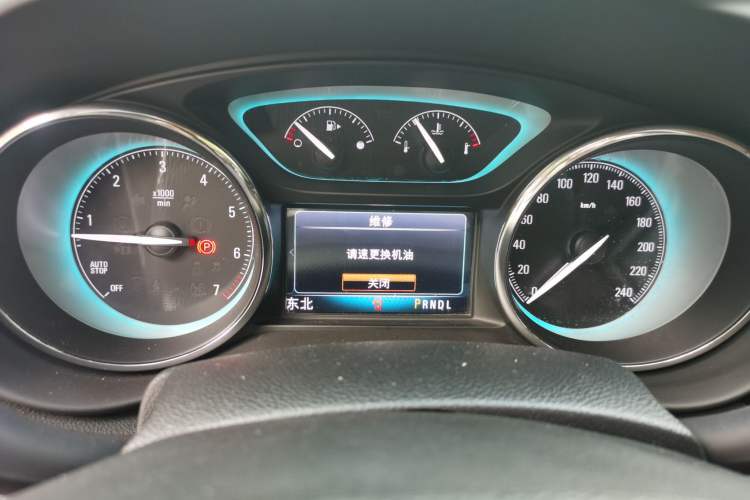 Used Buick Envision 2017 20T Two-Wheel Drive Luxury Model Instrument Cluster