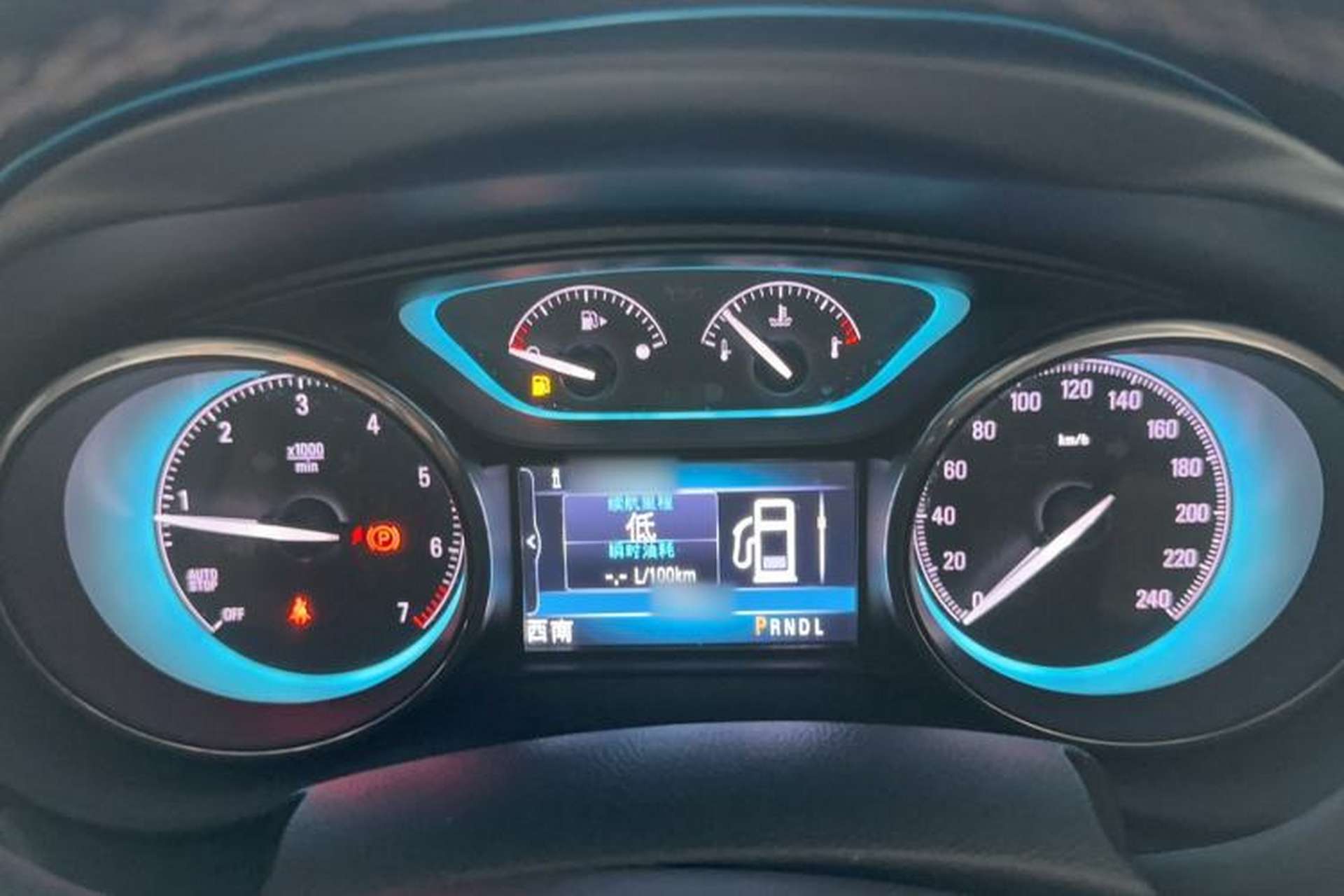 Used Buick Envision 2017 28T Four-Wheel Drive Elite Model Instrument Cluster