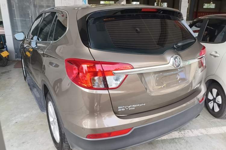 Used Buick Envision 2017 28T Four-Wheel Drive Elite Model Rear Left 45 Deg