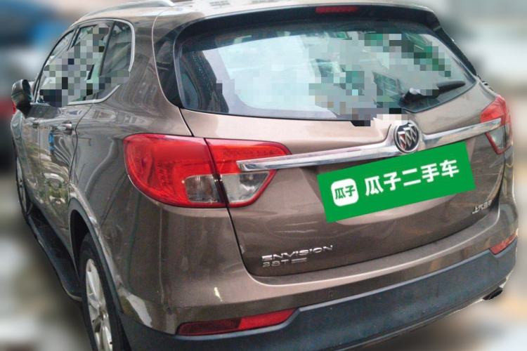 Used Buick Envision 2017 20T Two-Wheel Drive Elite Version Rear Left 45 Deg