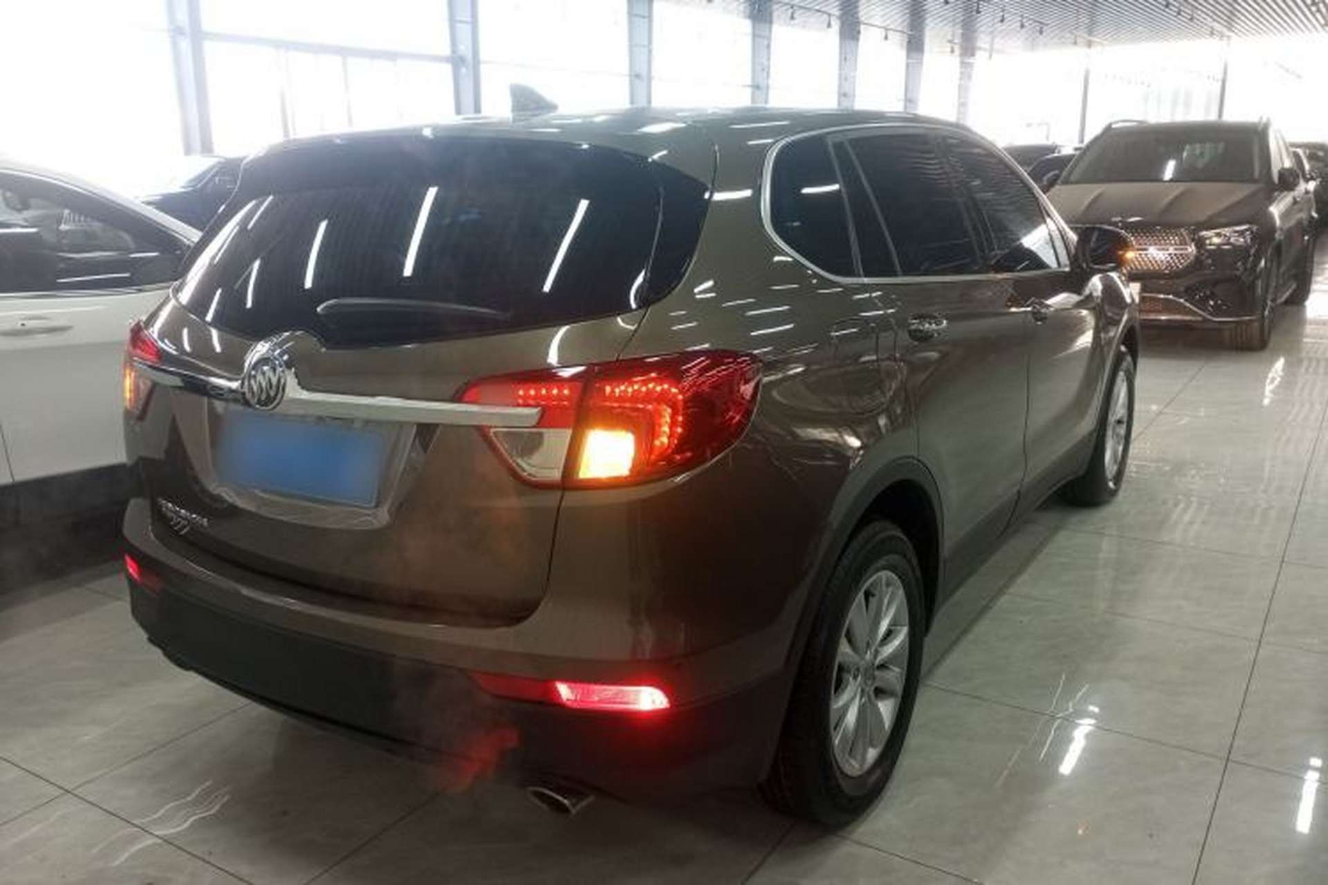 Used Buick Envision 2017 28T Four-Wheel Drive Elite Model Rear Right 45 Deg
