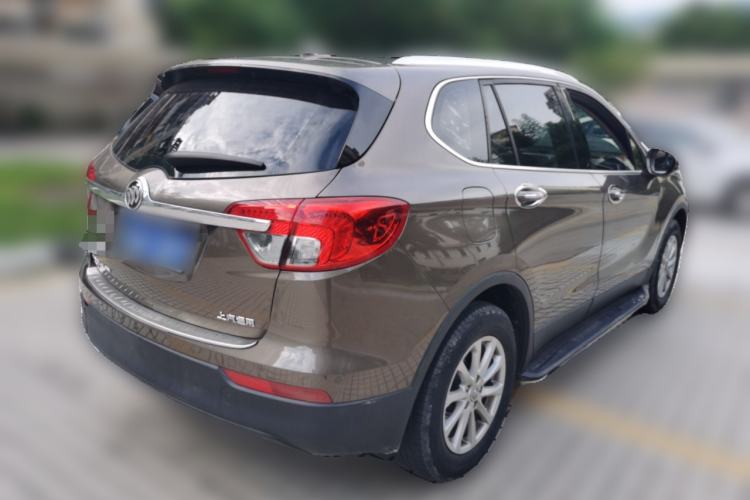 Used Buick Envision 2017 20T Two-Wheel Drive Luxury Model Rear Right 45 Deg