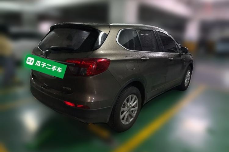 Used Buick Envision 2017 20T Two-Wheel Drive Elite Version Rear Right 45 Deg