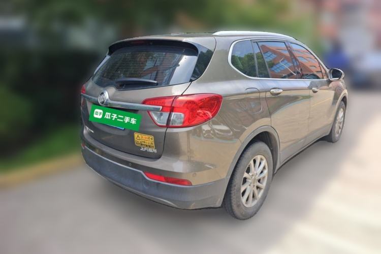 Used Buick Envision 2017 20T Two-Wheel Drive Luxury Model Rear Right 45 Deg