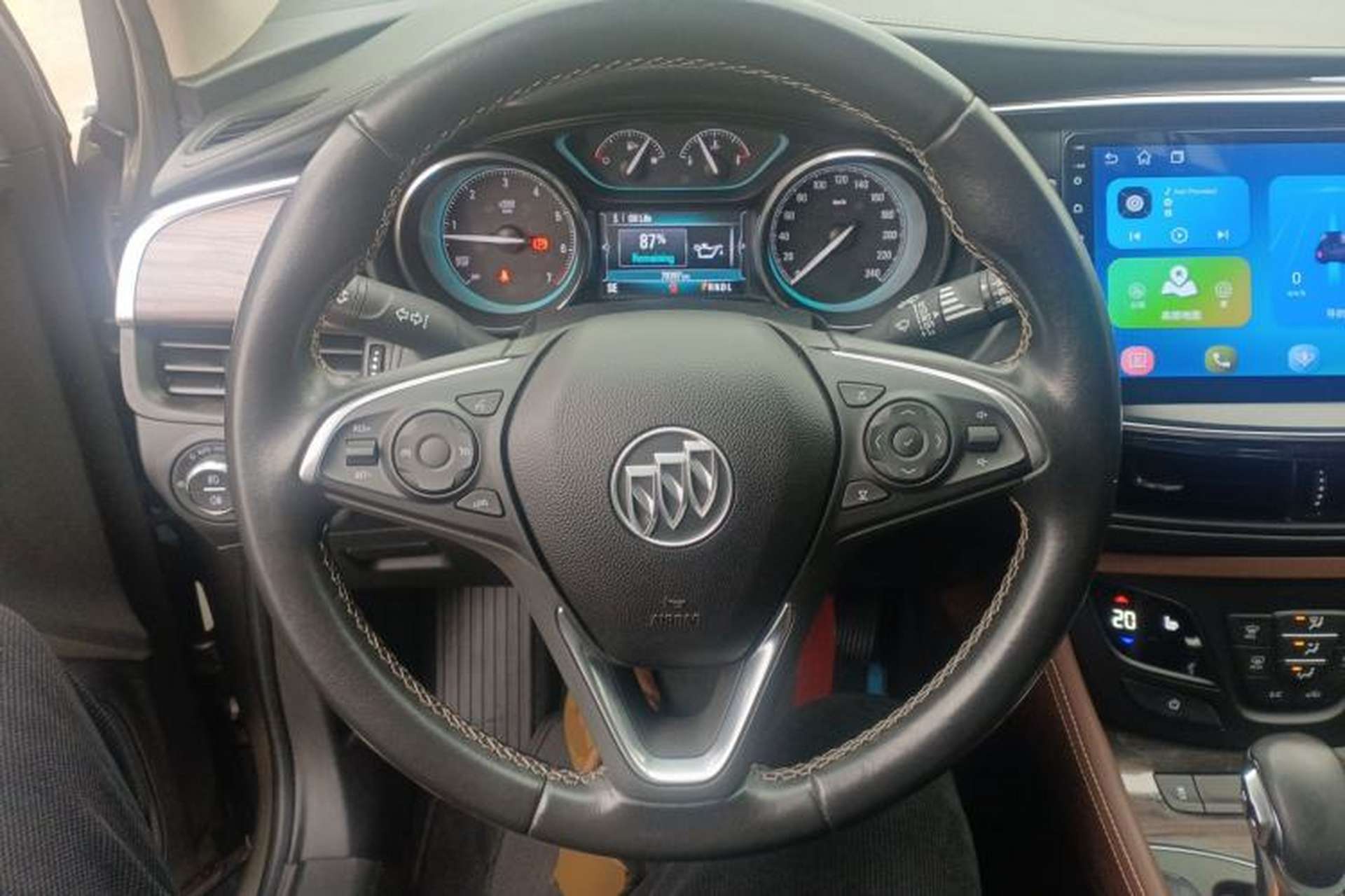 Used Buick Envision 2017 28T Four-Wheel Drive Elite Model Steering Wheel