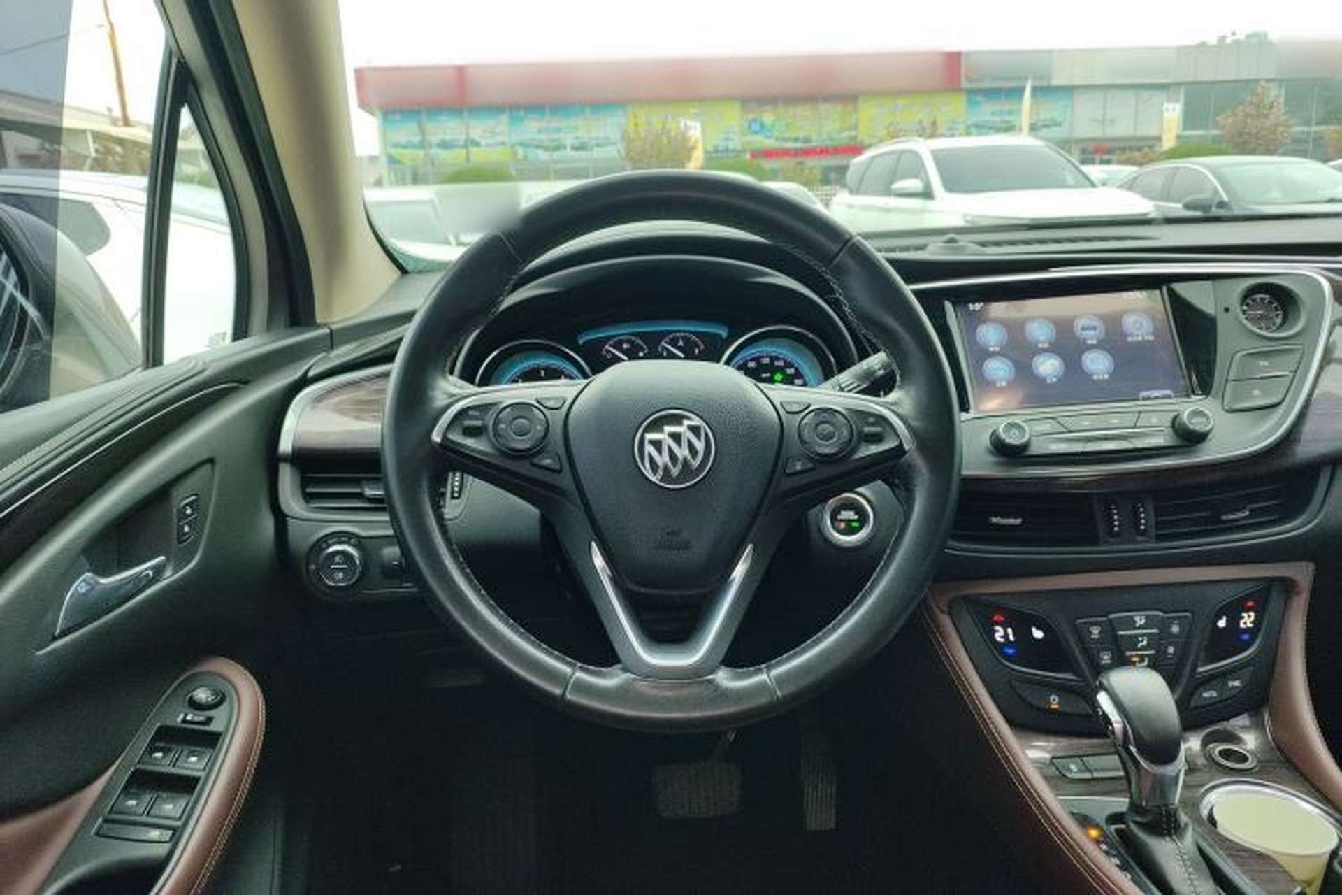 Used Buick Envision 2017 28T Four-Wheel Drive Elite Model Steering Wheel