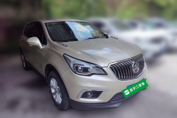 Used Buick Envision 2017 28T Four-Wheel Drive Elite Model Front Right 45 Deg