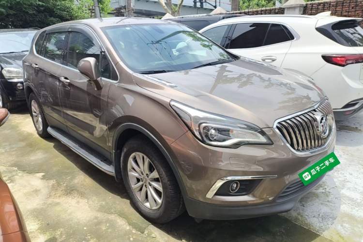 Used Buick Envision 2017 28T Four-Wheel Drive Elite Model Front Right 45 Deg