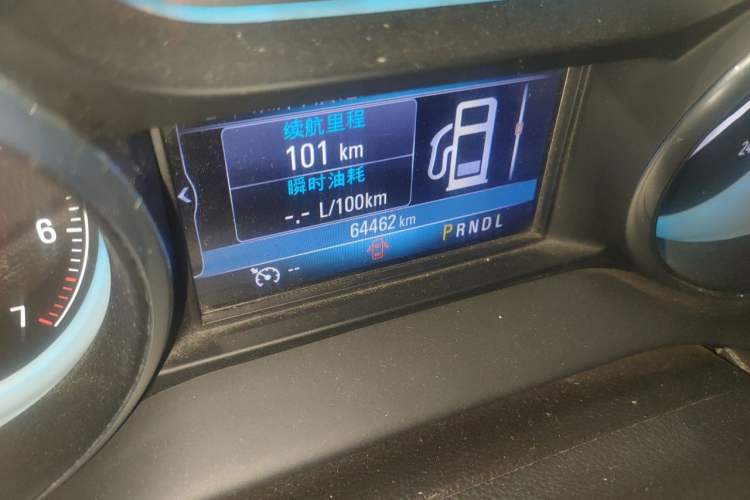 Used Buick Envision 2017 20T Two-Wheel Drive Elite Version Odometer Close Up