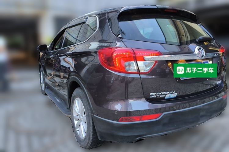 Used Buick Envision 2017 28T Four-Wheel Drive All-Terrain Flagship Edition Rear Left 45 Deg