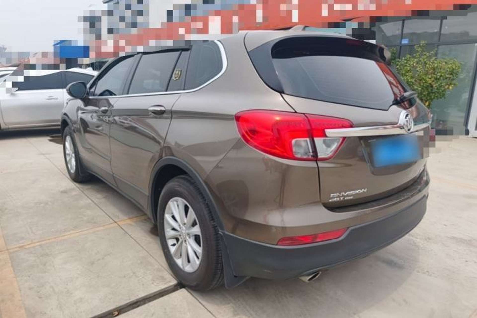 Used Buick Envision 2017 28T Four-Wheel Drive Elite Model Rear Left 45 Deg