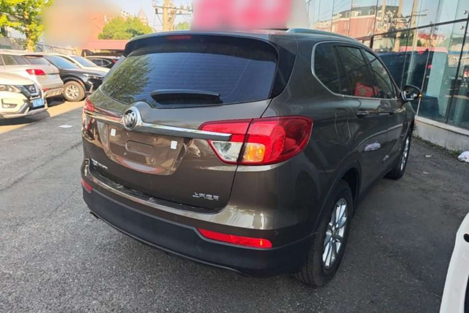 Used Buick Envision 2017 20T Two-Wheel Drive Luxury Model Rear Right 45 Deg