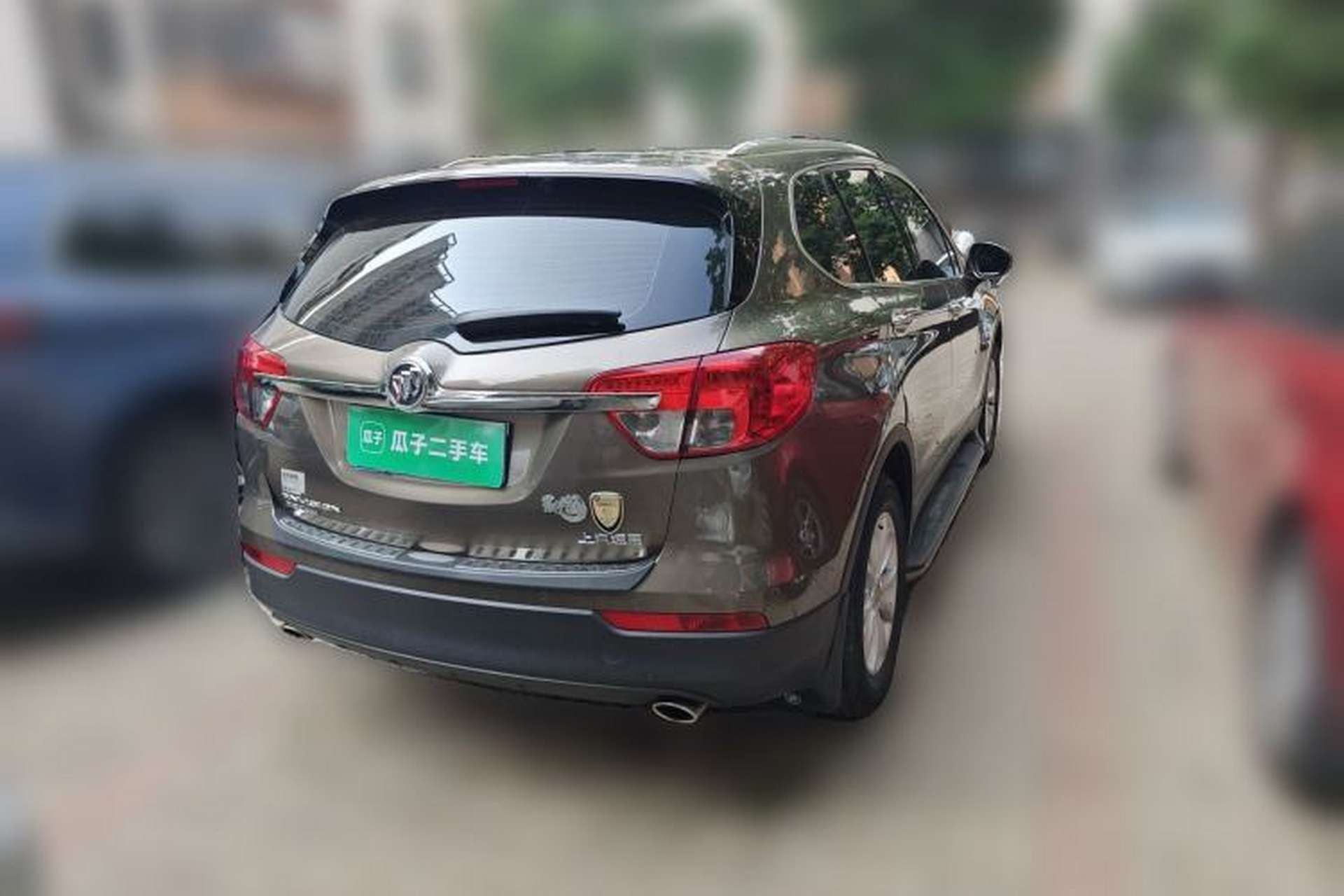 Used Buick Envision 2017 28T Four-Wheel Drive Elite Model Rear Right 45 Deg