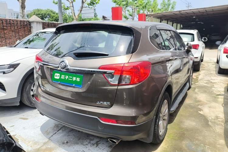 Used Buick Envision 2017 28T Four-Wheel Drive Elite Model Rear Right 45 Deg