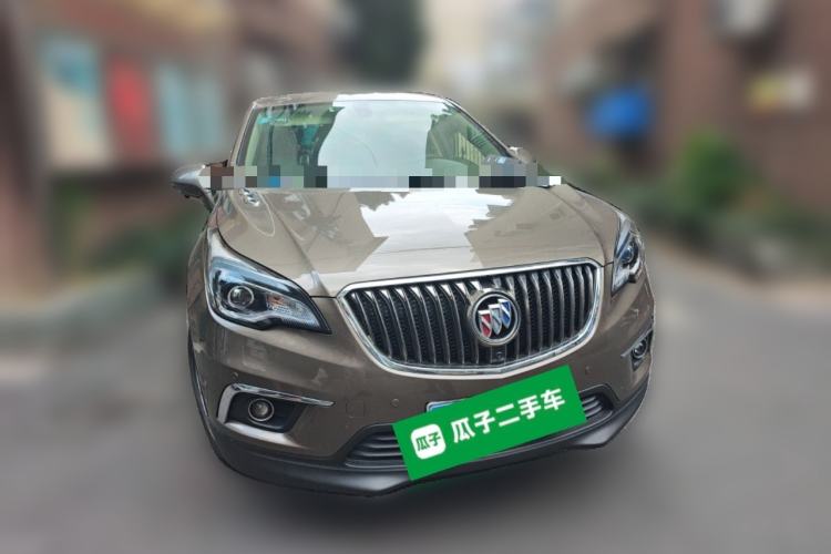 Used Buick Envision 2017 28T Four-Wheel Drive Elite Model Front Right 45 Deg