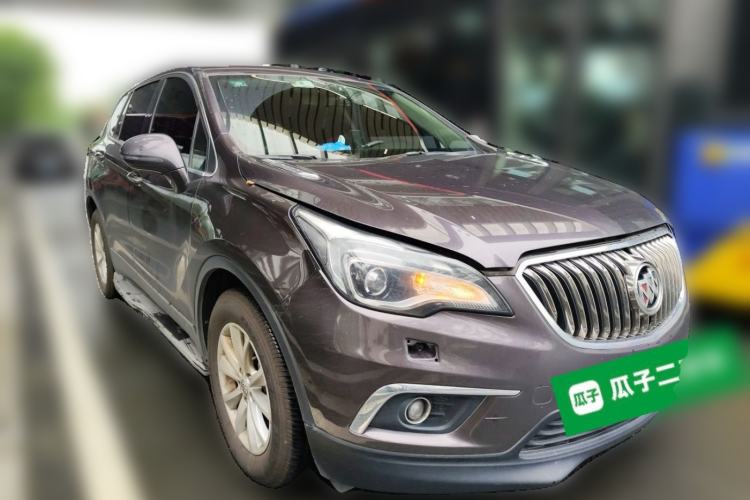 Used Buick Envision 2017 28T Four-Wheel Drive Elite Model Front Right 45 Deg
