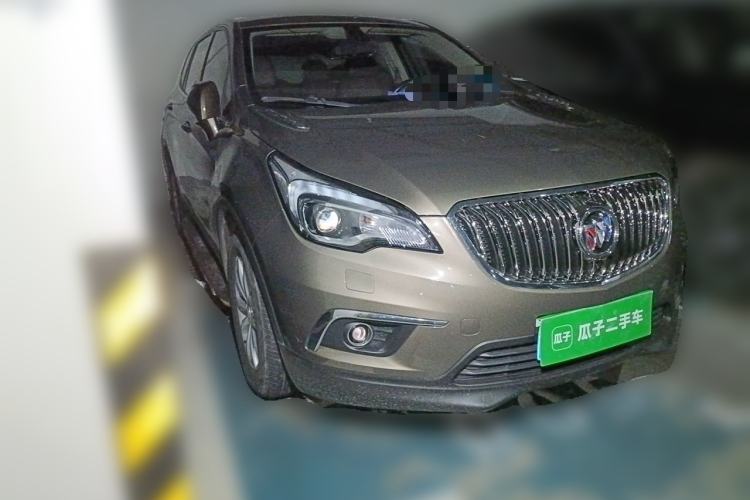 Used Buick Envision 2017 28T Four-Wheel Drive Elite Model Front Right 45 Deg