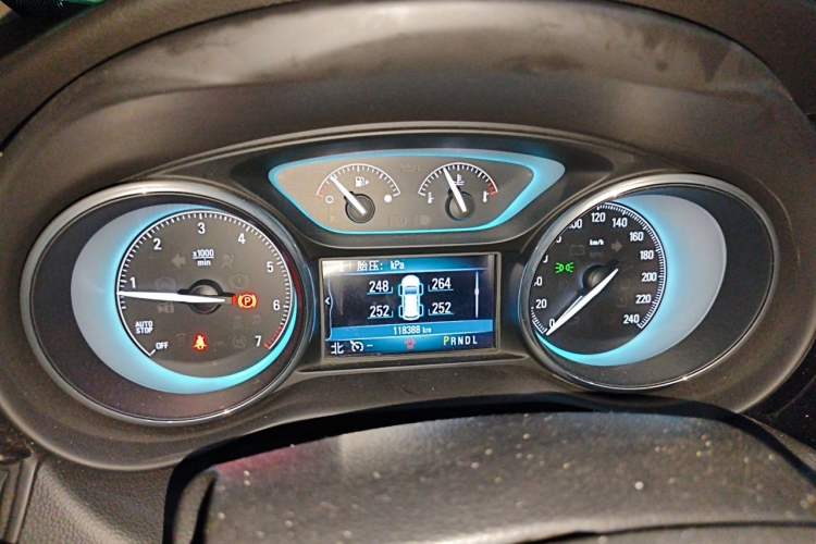 Used Buick Envision 2017 28T Four-Wheel Drive Elite Model Instrument Cluster
