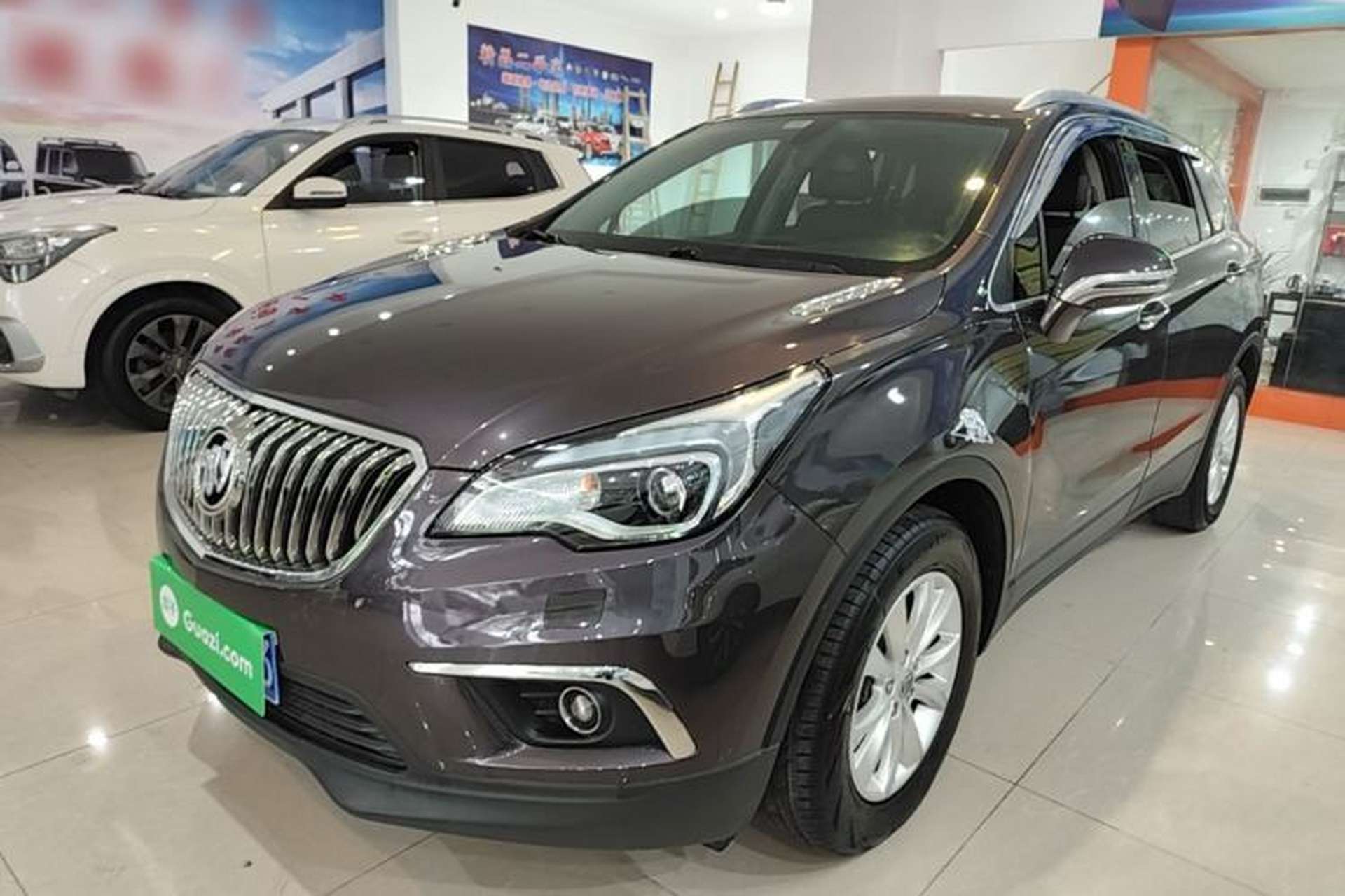 Used Buick Envision 2017 28T Four-Wheel Drive Elite Model Front Left 45 Deg