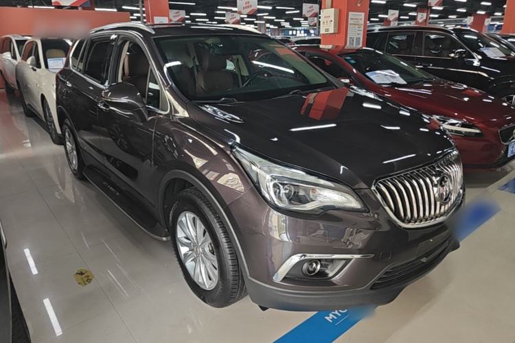 Used Buick Envision 2017 28T Four-Wheel Drive Elite Model Front Right 45 Deg