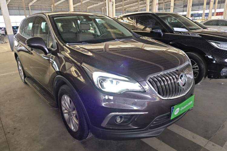 Used Buick Envision 2017 28T Four-Wheel Drive Elite Model Front Right 45 Deg