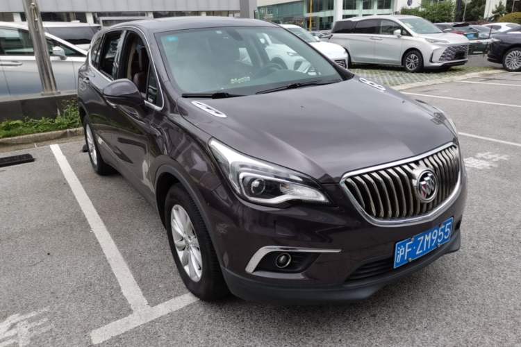 Used Buick Envision 2017 28T Four-Wheel Drive Elite Model Front Right 45 Deg