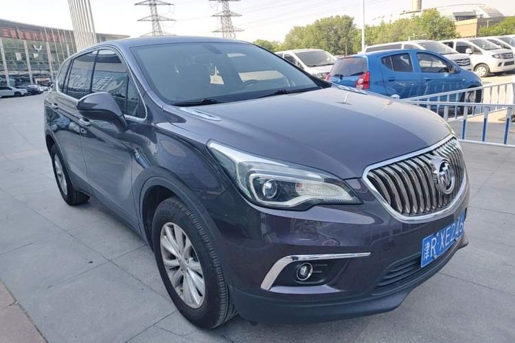 Used Buick Envision 2017 28T Four-Wheel Drive Elite Model Front Right 45 Deg