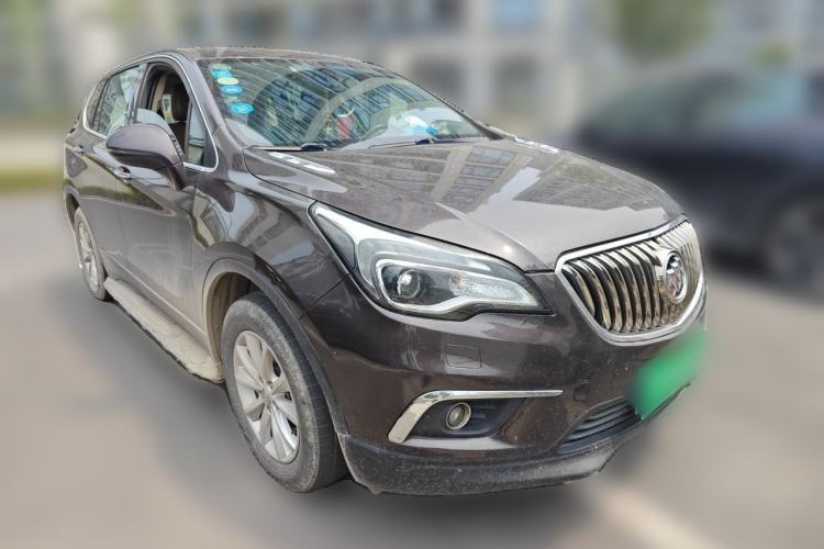 Used Buick Envision 2017 28T Four-Wheel Drive Elite Model Front Right 45 Deg