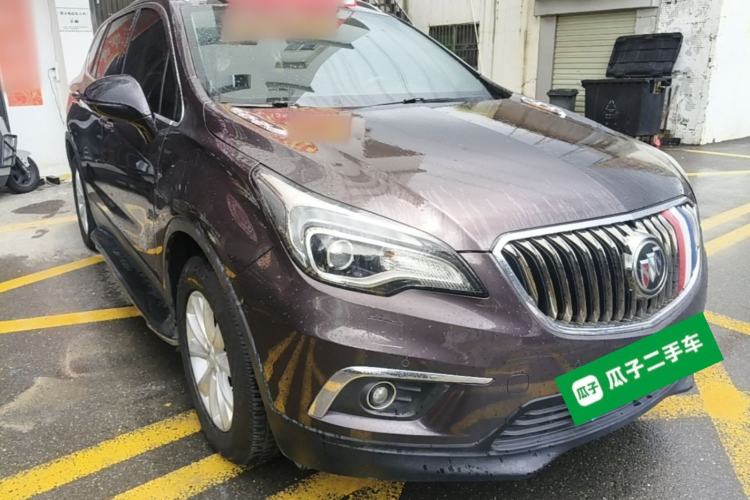 Used Buick Envision 2017 28T Four-Wheel Drive Luxury Model Front Right 45 Deg